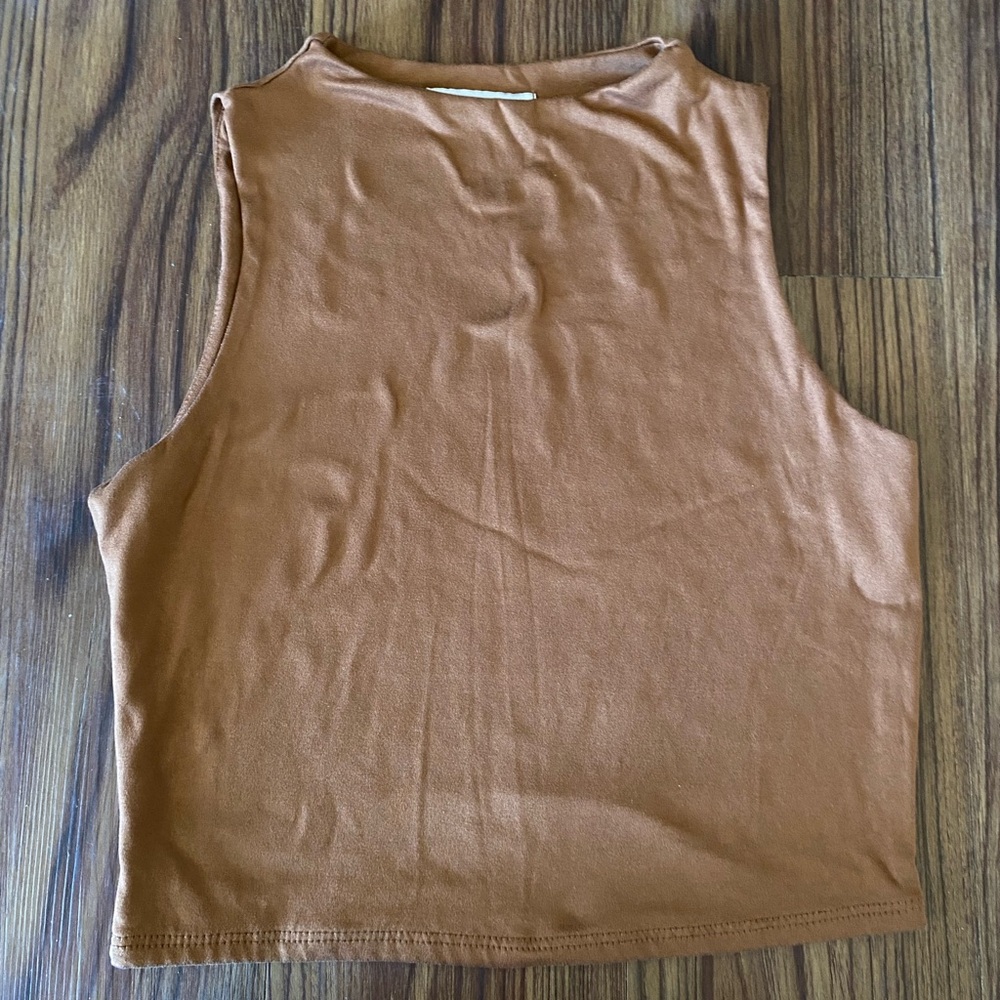 Charlotte Russe Multicolor Crop Tank Tops - Black, White, Lavender, Olive, Rust - Picture 12 of 12